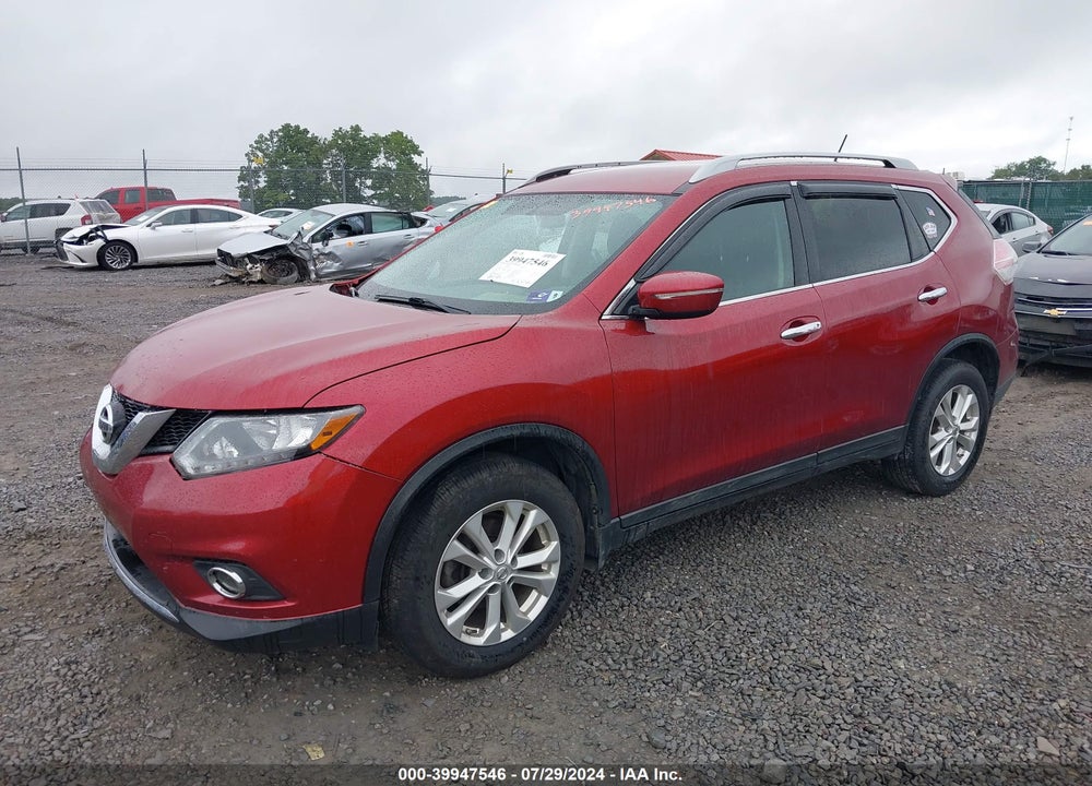 2014 NISSAN ROGUE SV VIN: 5N1AT2MV1EC850640