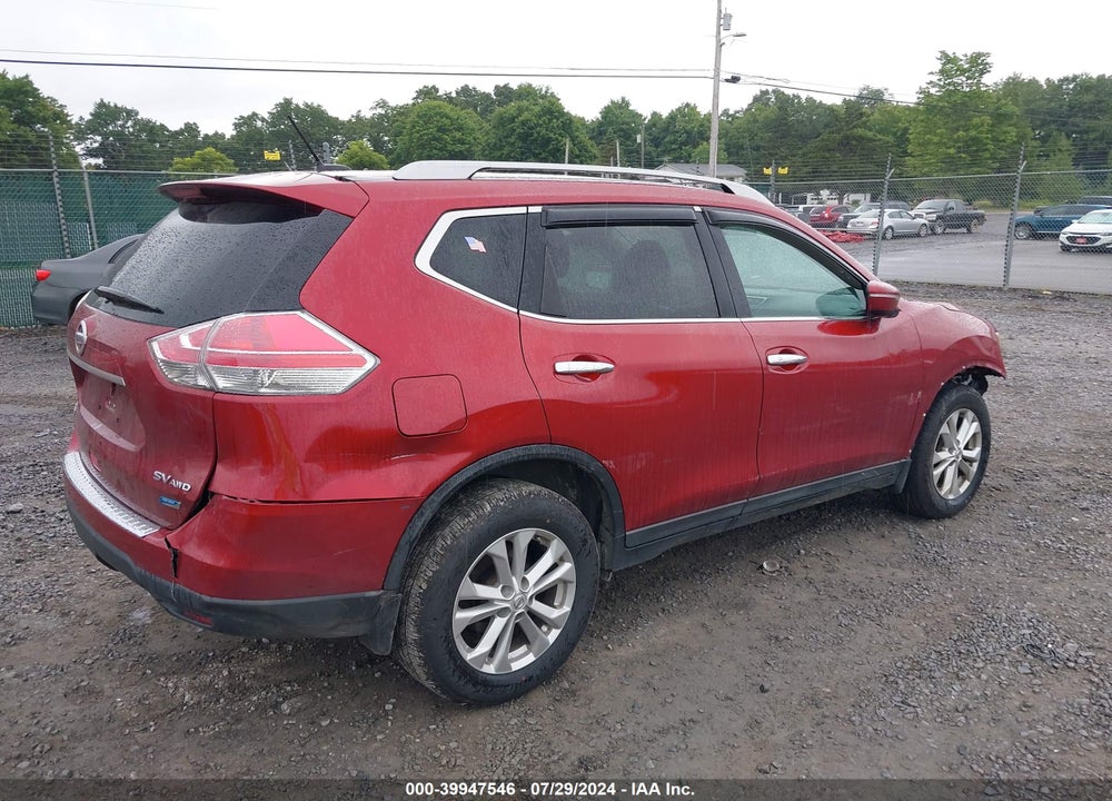2014 NISSAN ROGUE SV VIN: 5N1AT2MV1EC850640