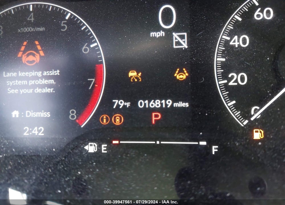 2023 HONDA CIVIC EX-L /EX-L W/O BSI VIN: 19XFL1H78PE001228