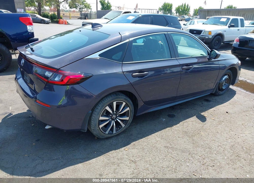 2023 HONDA CIVIC EX-L /EX-L W/O BSI VIN: 19XFL1H78PE001228