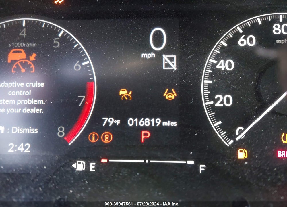 2023 HONDA CIVIC EX-L /EX-L W/O BSI VIN: 19XFL1H78PE001228