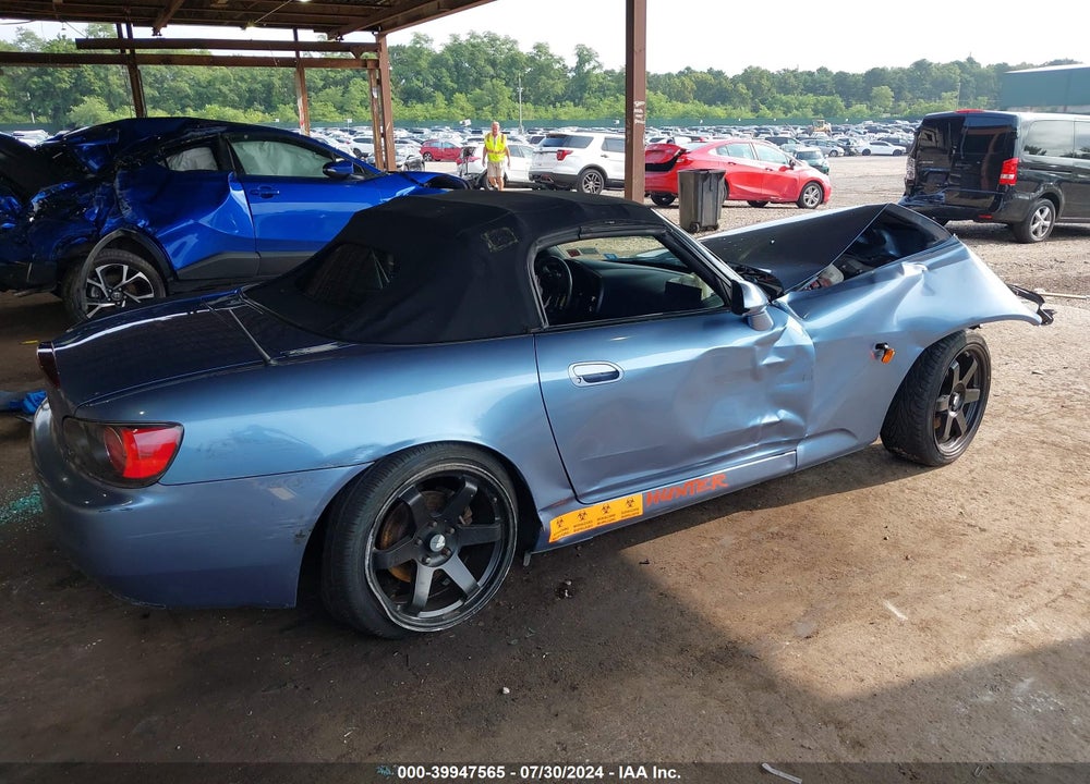 2002 HONDA S2000 VIN: JHMAP11492T004457
