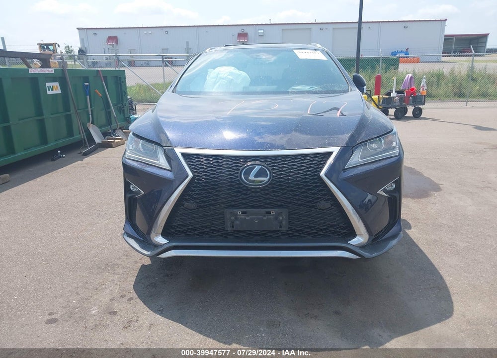 2017 LEXUS RX 350 F-SPORT VIN: 2T2BZMCAXHC076624