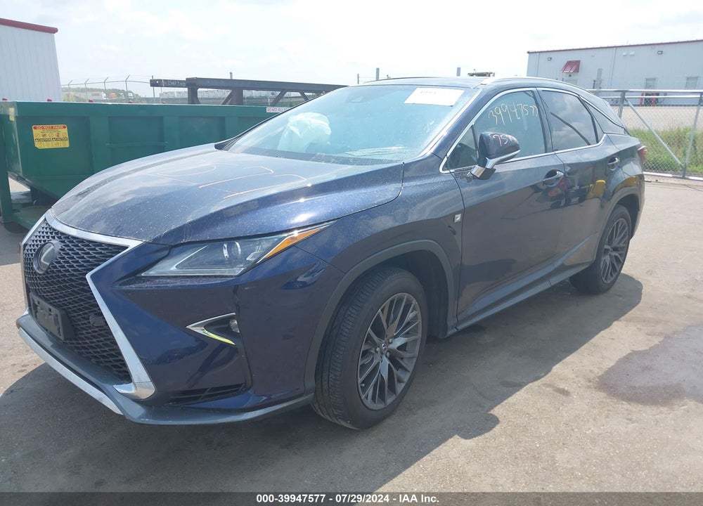 2017 LEXUS RX 350 F-SPORT VIN: 2T2BZMCAXHC076624
