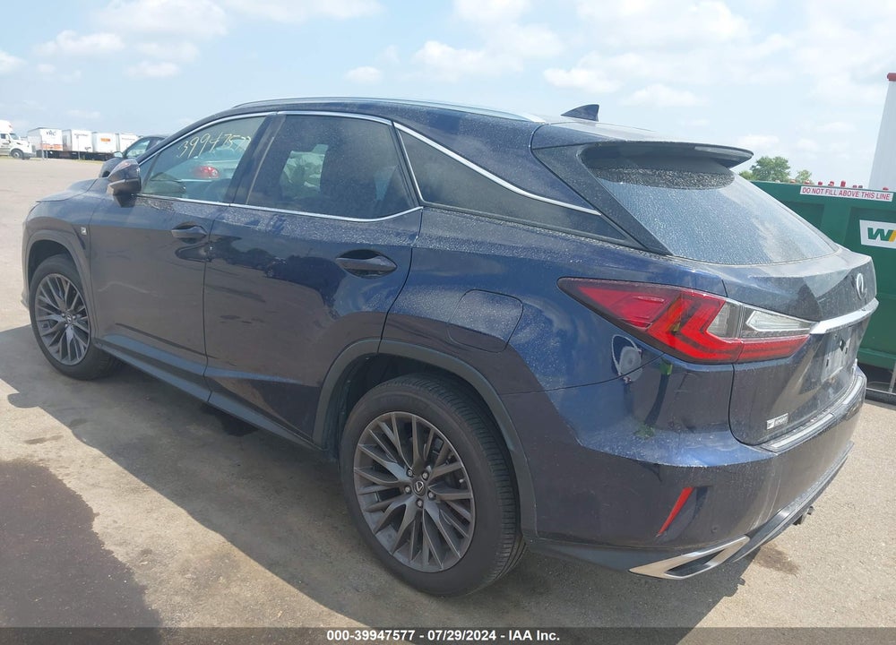 2017 LEXUS RX 350 F-SPORT VIN: 2T2BZMCAXHC076624