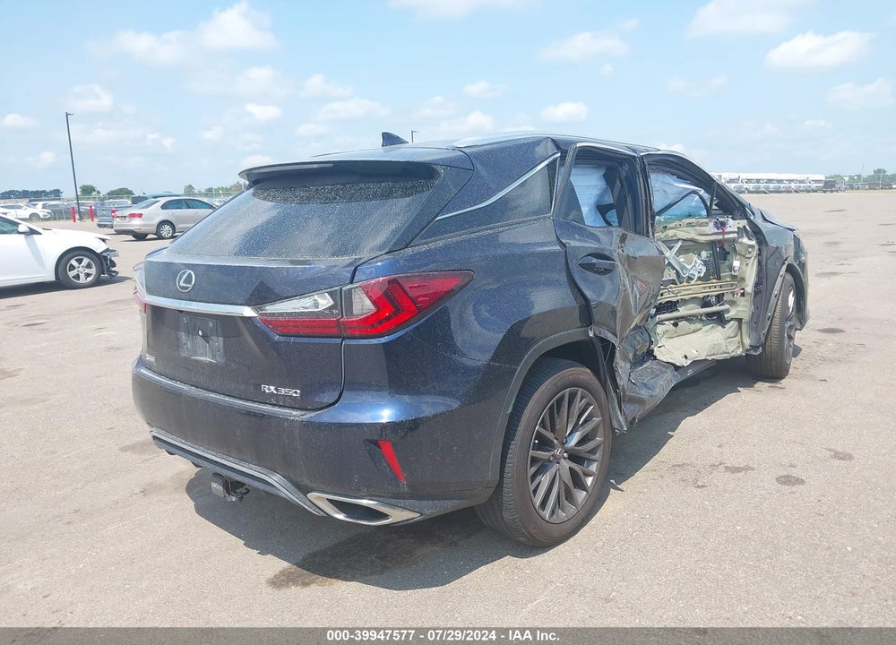 2017 LEXUS RX 350 F-SPORT VIN: 2T2BZMCAXHC076624