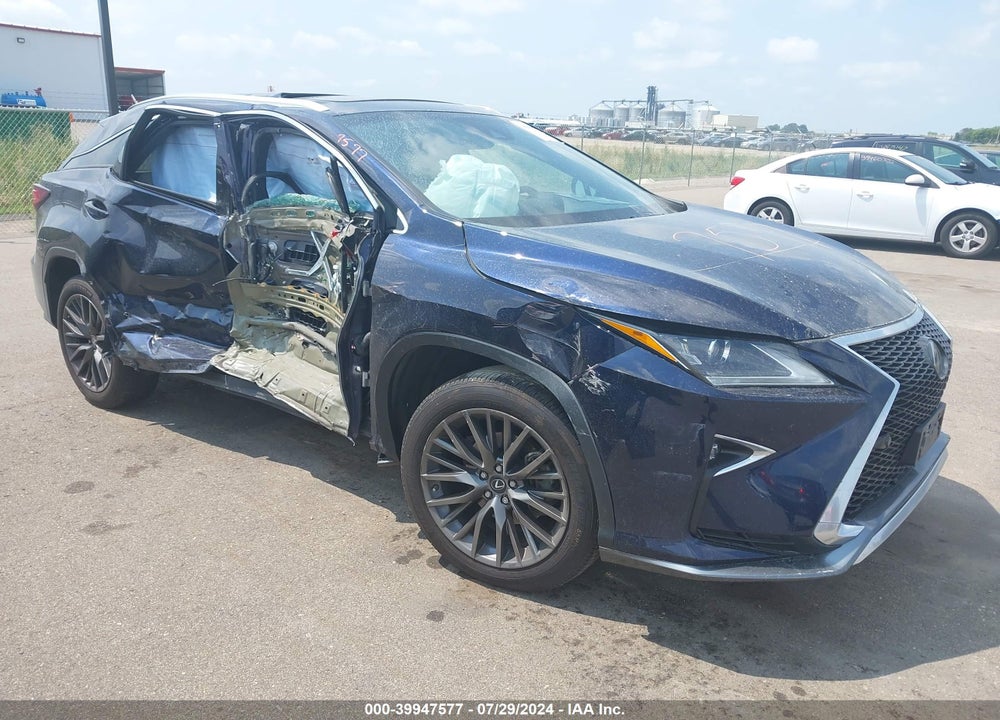 2017 LEXUS RX 350 F-SPORT VIN: 2T2BZMCAXHC076624