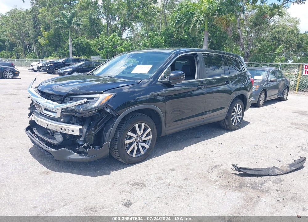 2021 HONDA PILOT AWD EX-L VIN: 5FNYF6H53MB006595