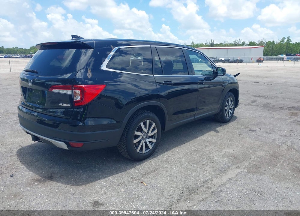 2021 HONDA PILOT AWD EX-L VIN: 5FNYF6H53MB006595