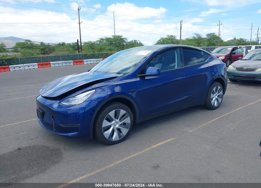 2023 TESLA MODEL Y AWD/LONG RANGE DUAL MOTOR ALL-WHEEL DRIVE VIN: 7SAYGDEE7PA120562