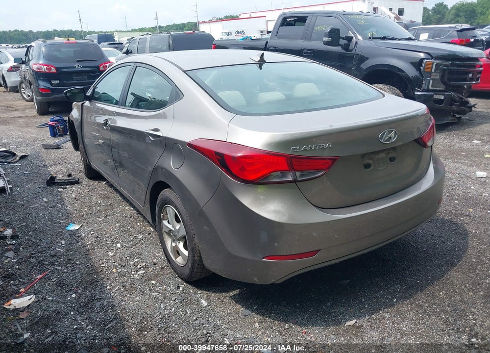 2014 HYUNDAI ELANTRA SE VIN: 5NPDH4AE4EH530106