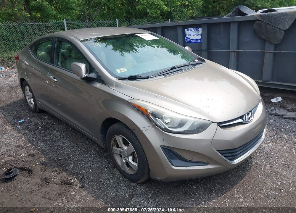 2014 HYUNDAI ELANTRA SE VIN: 5NPDH4AE4EH530106