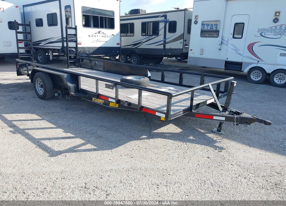 2022 KEARNEY 18' BUMPER PULL TRAILER VIN: 5LCLB1828N1056172