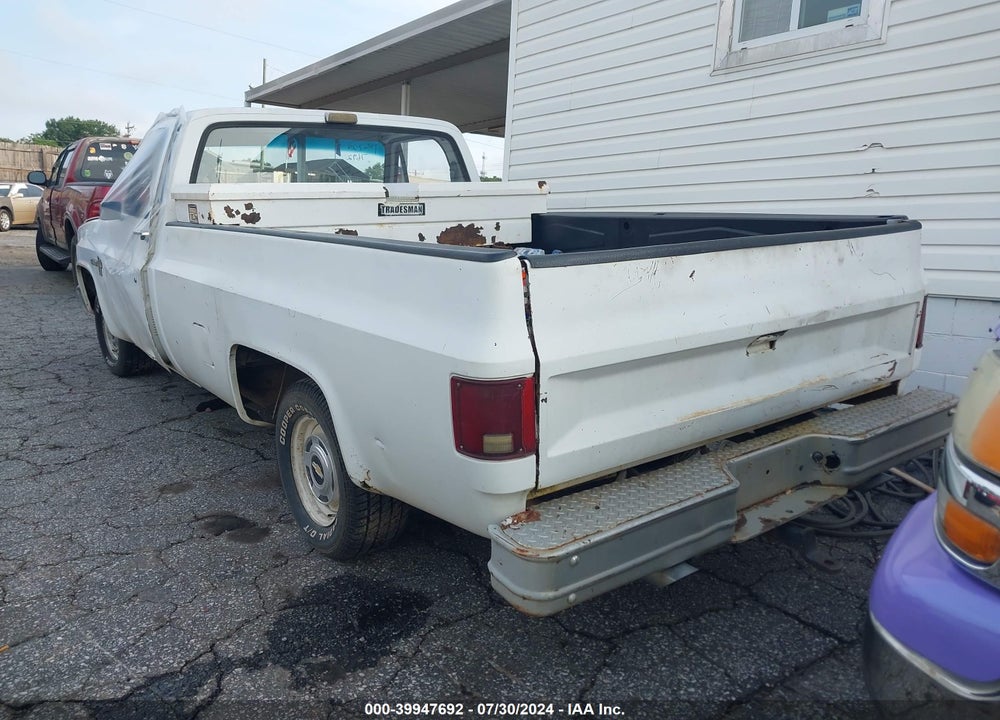 1983 CHEVROLET C10 VIN: 2GCDC14HXD1106089