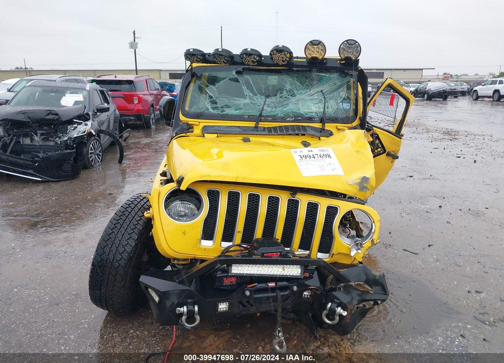 2021 JEEP WRANGLER UNLIMITED SAHARA 4X4 VIN: 1C4HJXEN9MW505664