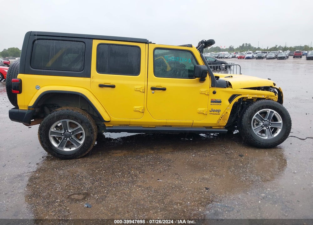 2021 JEEP WRANGLER UNLIMITED SAHARA 4X4 VIN: 1C4HJXEN9MW505664