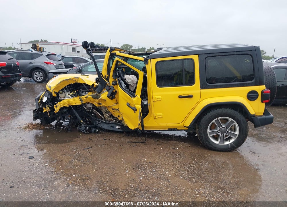 2021 JEEP WRANGLER UNLIMITED SAHARA 4X4 VIN: 1C4HJXEN9MW505664