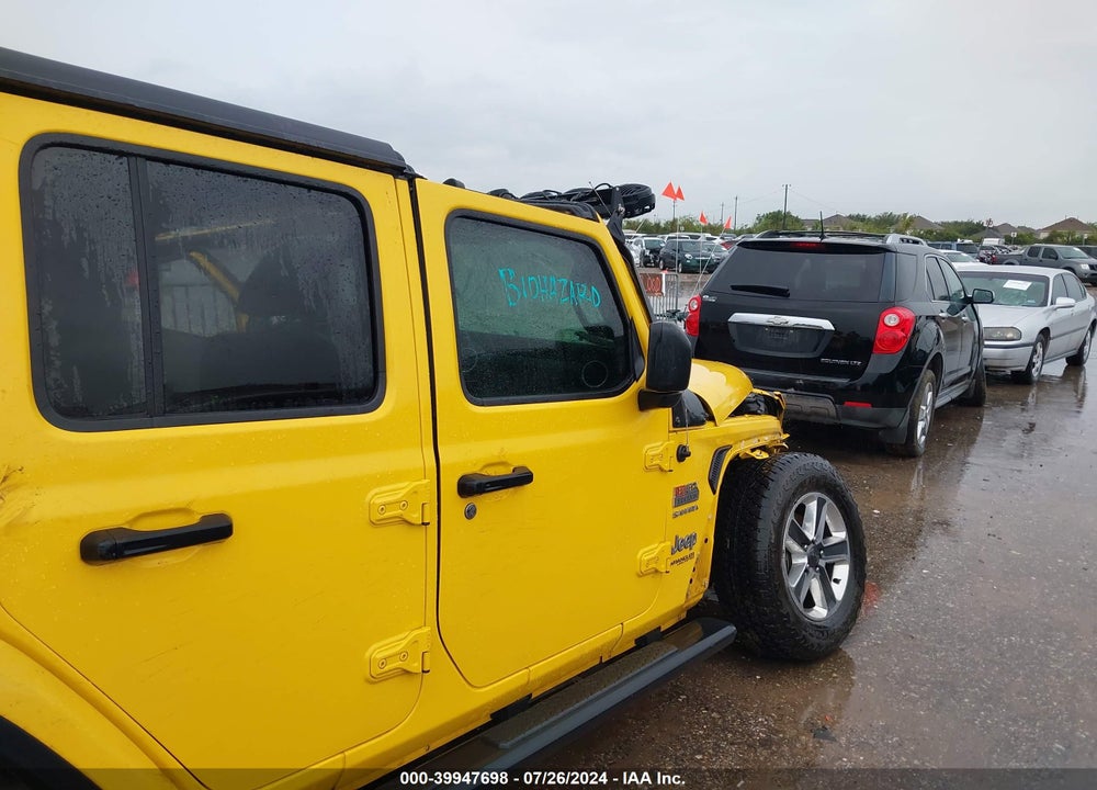 2021 JEEP WRANGLER UNLIMITED SAHARA 4X4 VIN: 1C4HJXEN9MW505664