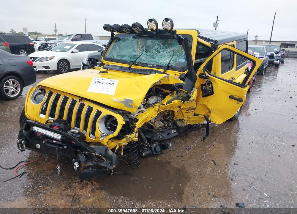 2021 JEEP WRANGLER UNLIMITED SAHARA 4X4 VIN: 1C4HJXEN9MW505664