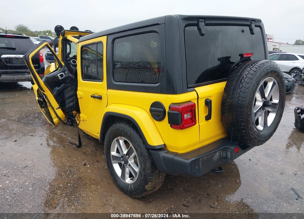 2021 JEEP WRANGLER UNLIMITED SAHARA 4X4 VIN: 1C4HJXEN9MW505664