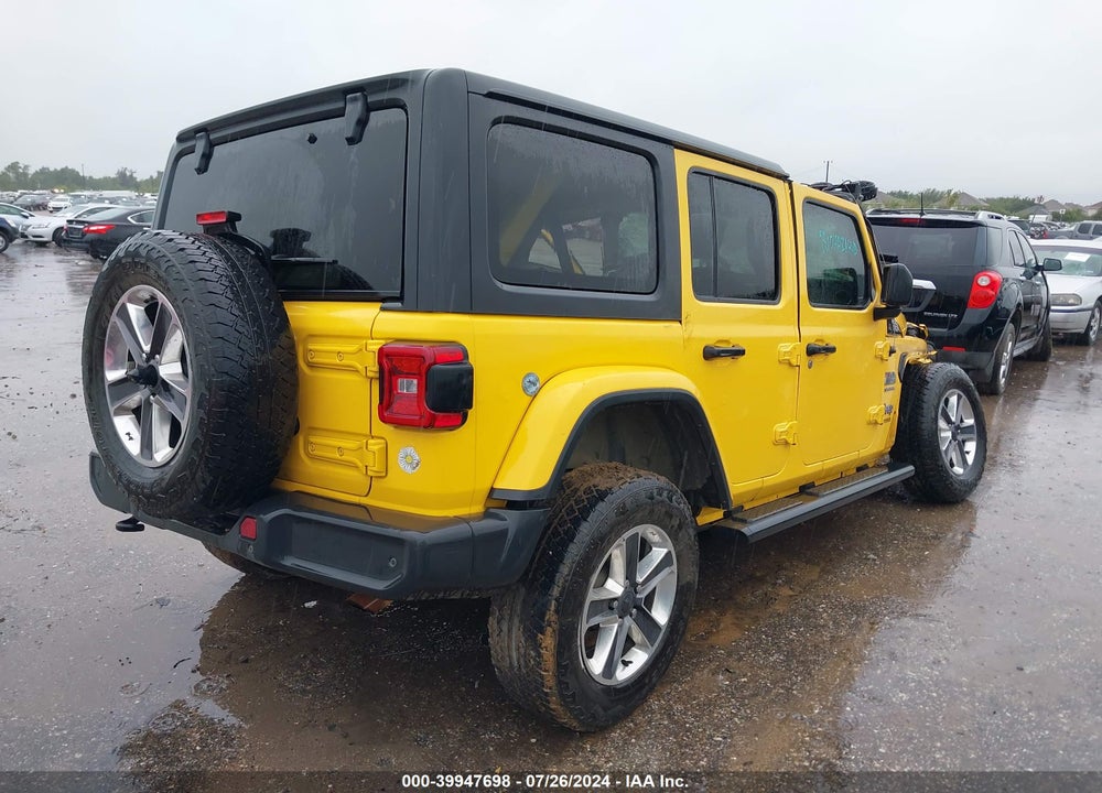 2021 JEEP WRANGLER UNLIMITED SAHARA 4X4 VIN: 1C4HJXEN9MW505664