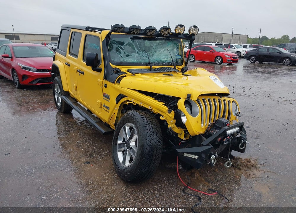 2021 JEEP WRANGLER UNLIMITED SAHARA 4X4 VIN: 1C4HJXEN9MW505664