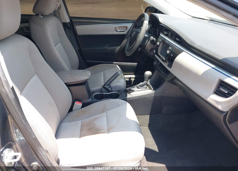 2015 TOYOTA COROLLA LE VIN: 2T1BURHE1FC416946