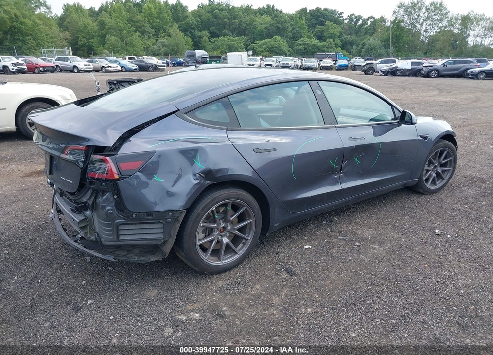 2023 TESLA MODEL 3 LONG RANGE DUAL MOTOR ALL-WHEEL DRIVE VIN: 5YJ3E1EB9PF707835