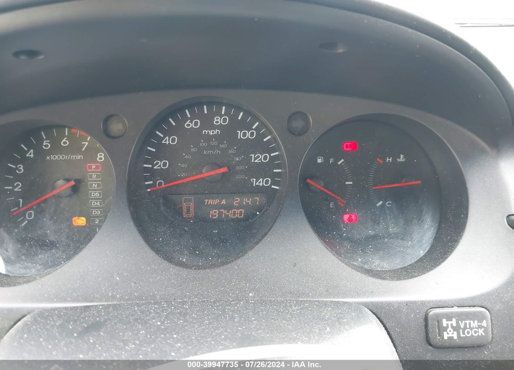 2002 ACURA MDX VIN: 2HNYD18622H532428