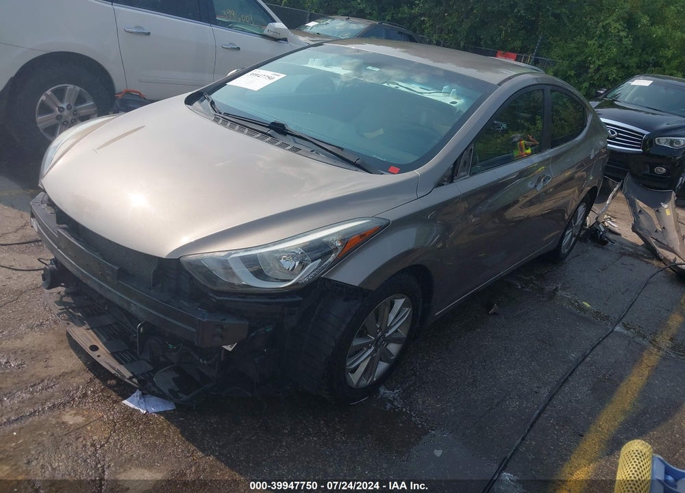 2016 HYUNDAI ELANTRA SE VIN: 5NPDH4AE2GH755630