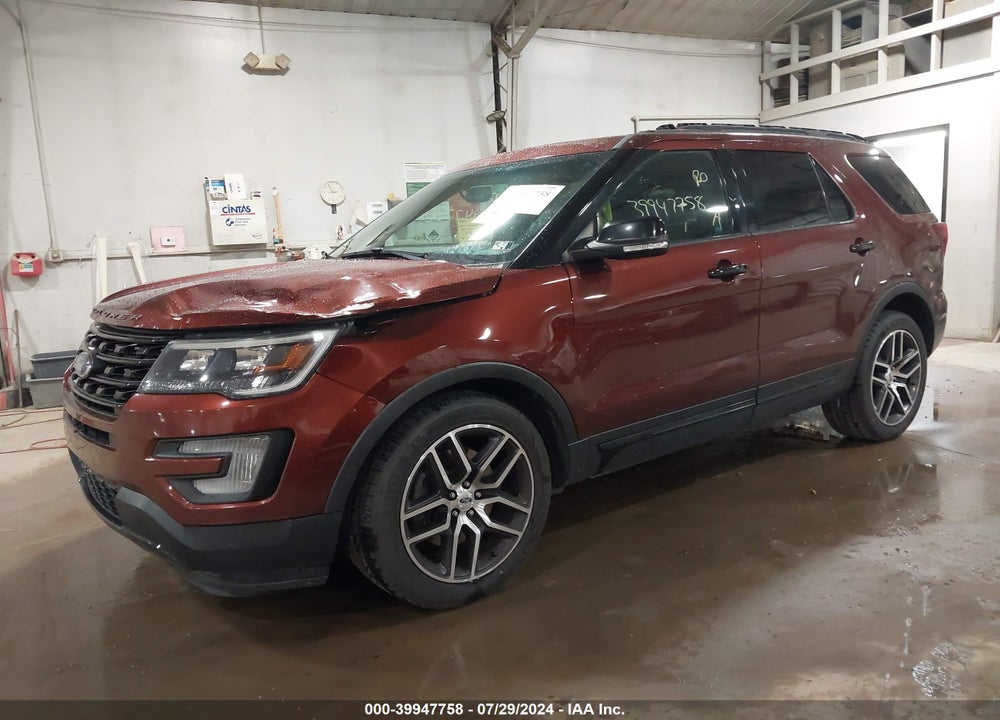 2016 FORD EXPLORER SPORT VIN: 1FM5K8GT1GGC02597