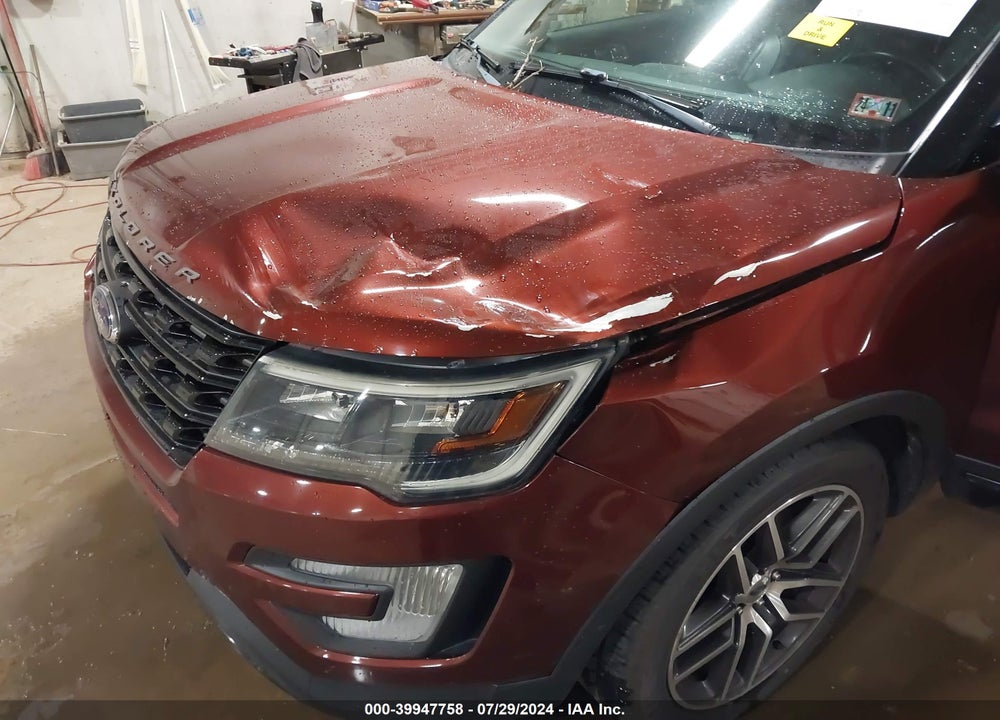 2016 FORD EXPLORER SPORT VIN: 1FM5K8GT1GGC02597