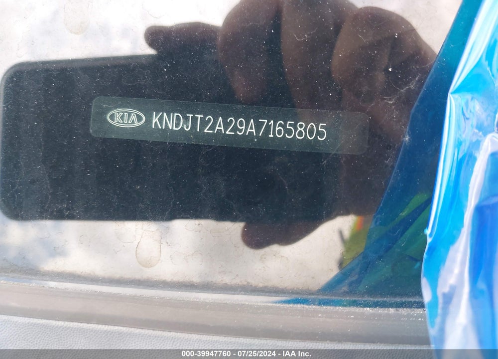 2010 KIA SOUL VIN: KNDJT2A29A7165805