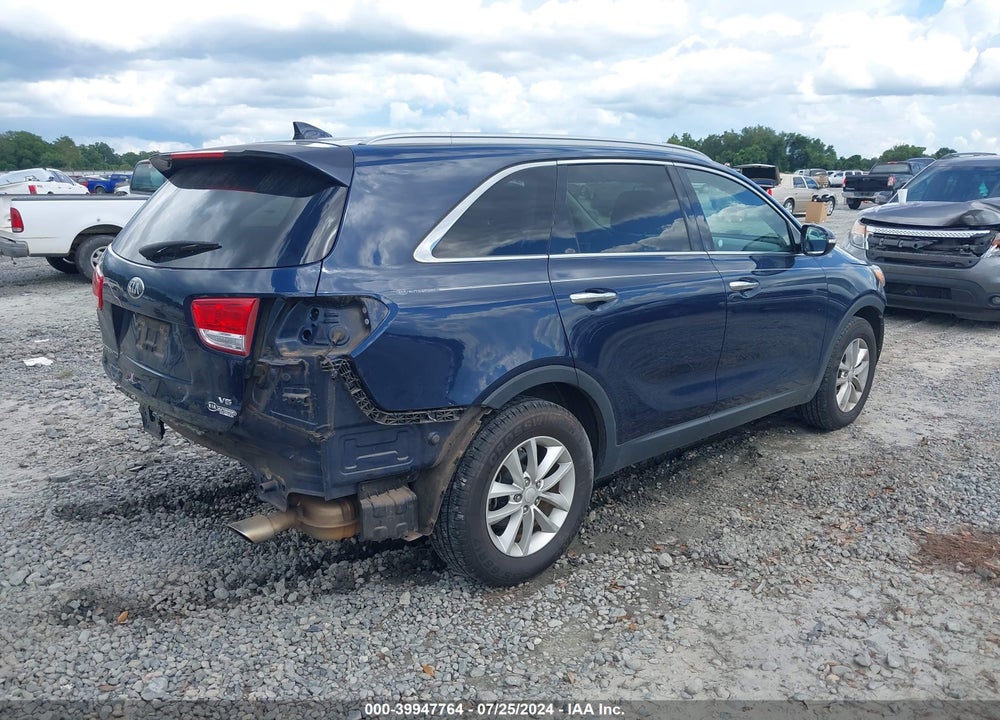 2016 KIA SORENTO 3.3L LX VIN: 5XYPG4A56GG003422