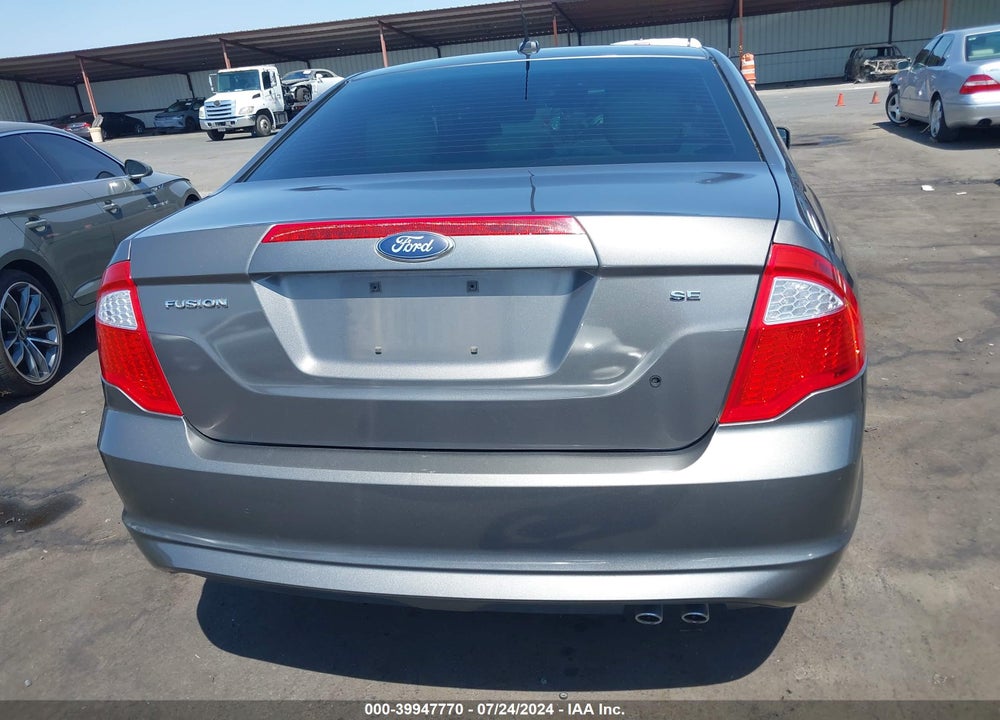 2012 FORD FUSION SE VIN: 3FAHP0HA0CR195197