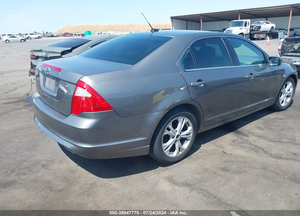 2012 FORD FUSION SE VIN: 3FAHP0HA0CR195197