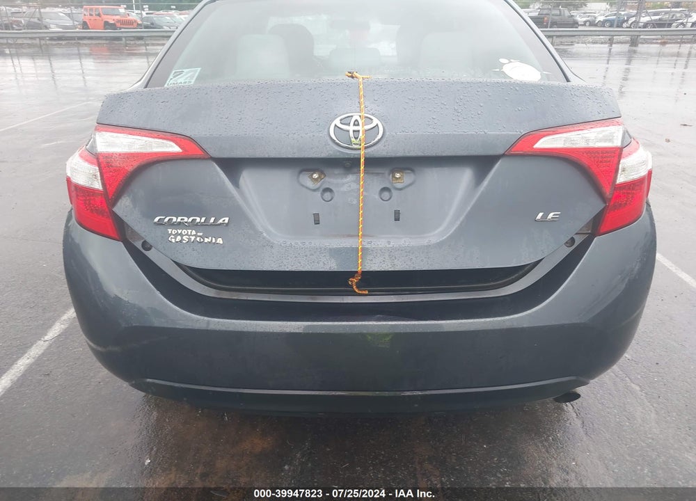 2016 TOYOTA COROLLA LE VIN: 2T1BURHE7GC672140