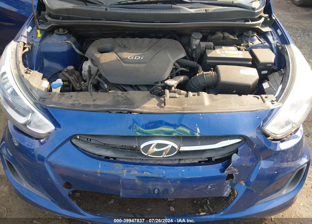 2015 HYUNDAI ACCENT GLS VIN: KMHCT4AE6FU919939