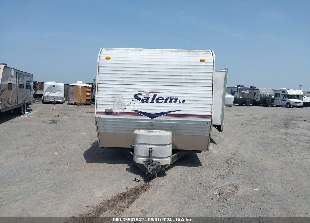 2008 FOREST RIVER SALEM VIN: 4X4TSMC298R396264