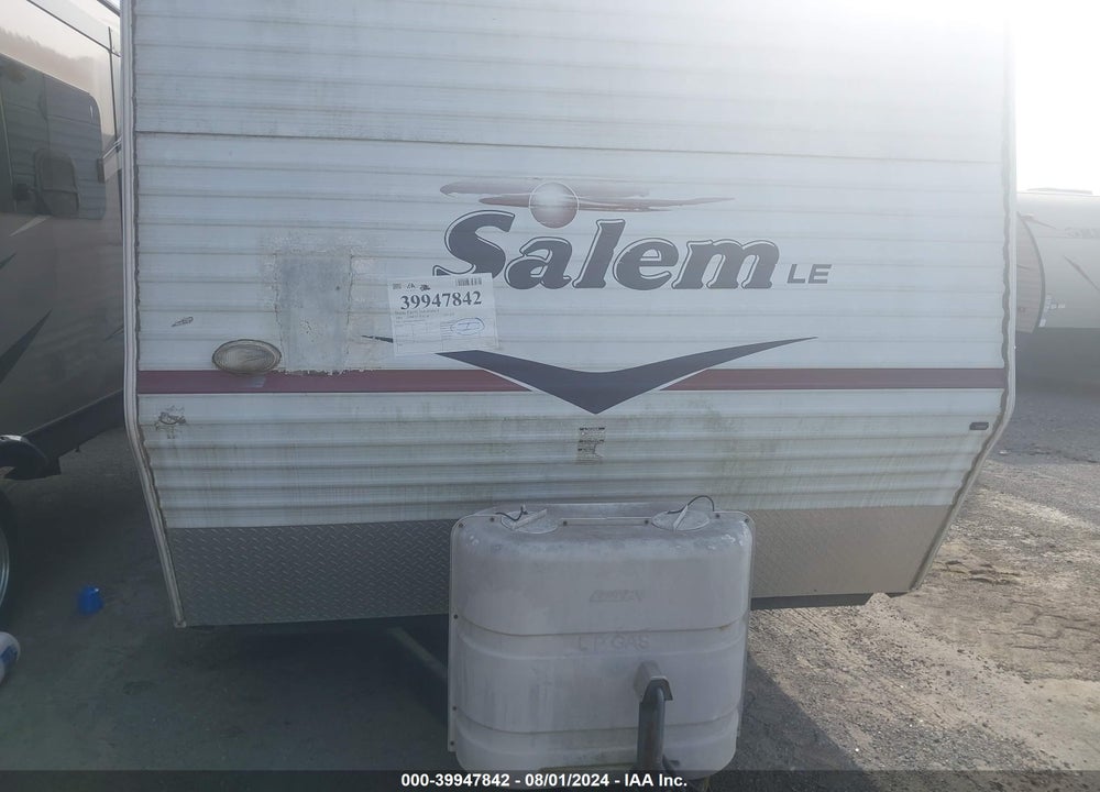 2008 FOREST RIVER SALEM VIN: 4X4TSMC298R396264