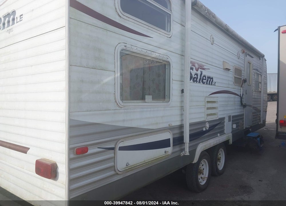 2008 FOREST RIVER SALEM VIN: 4X4TSMC298R396264