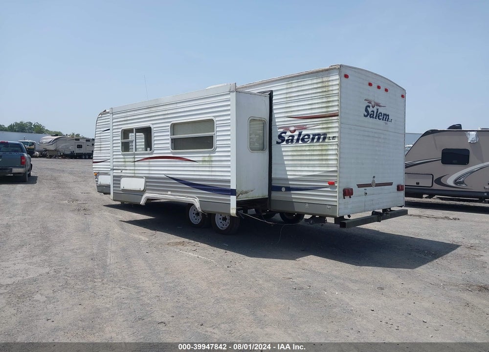 2008 FOREST RIVER SALEM VIN: 4X4TSMC298R396264