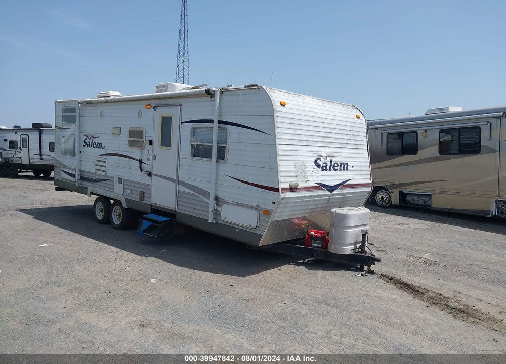 2008 FOREST RIVER SALEM VIN: 4X4TSMC298R396264