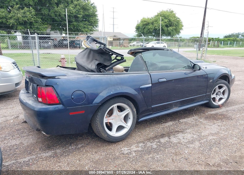 2001 FORD MUSTANG GT VIN: 1FAFP45X41F196502