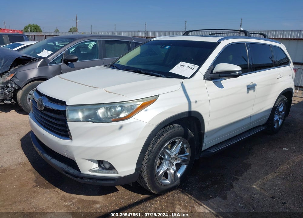 2014 TOYOTA HIGHLANDER LIMITED PLATINUM V6 VIN: 5TDDKRFH9ES038067