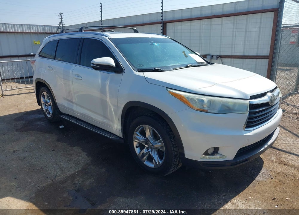 2014 TOYOTA HIGHLANDER LIMITED PLATINUM V6 VIN: 5TDDKRFH9ES038067