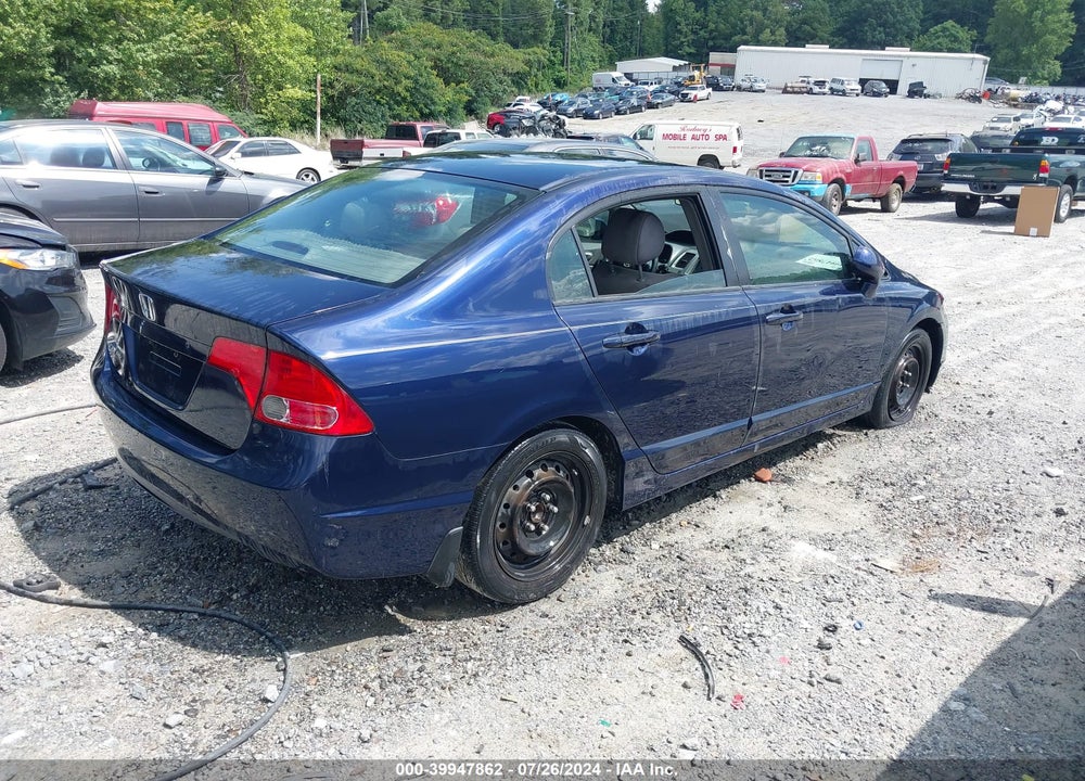 2008 HONDA CIVIC LX VIN: 2HGFA15588H523292