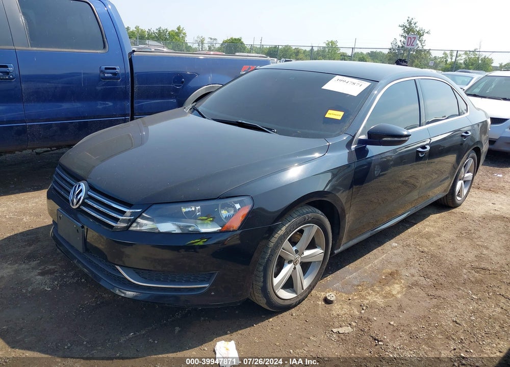 2012 VOLKSWAGEN PASSAT 2.5L SE VIN: 1VWBP7A39CC009950