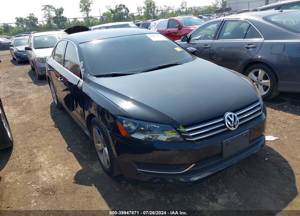 2012 VOLKSWAGEN PASSAT 2.5L SE VIN: 1VWBP7A39CC009950