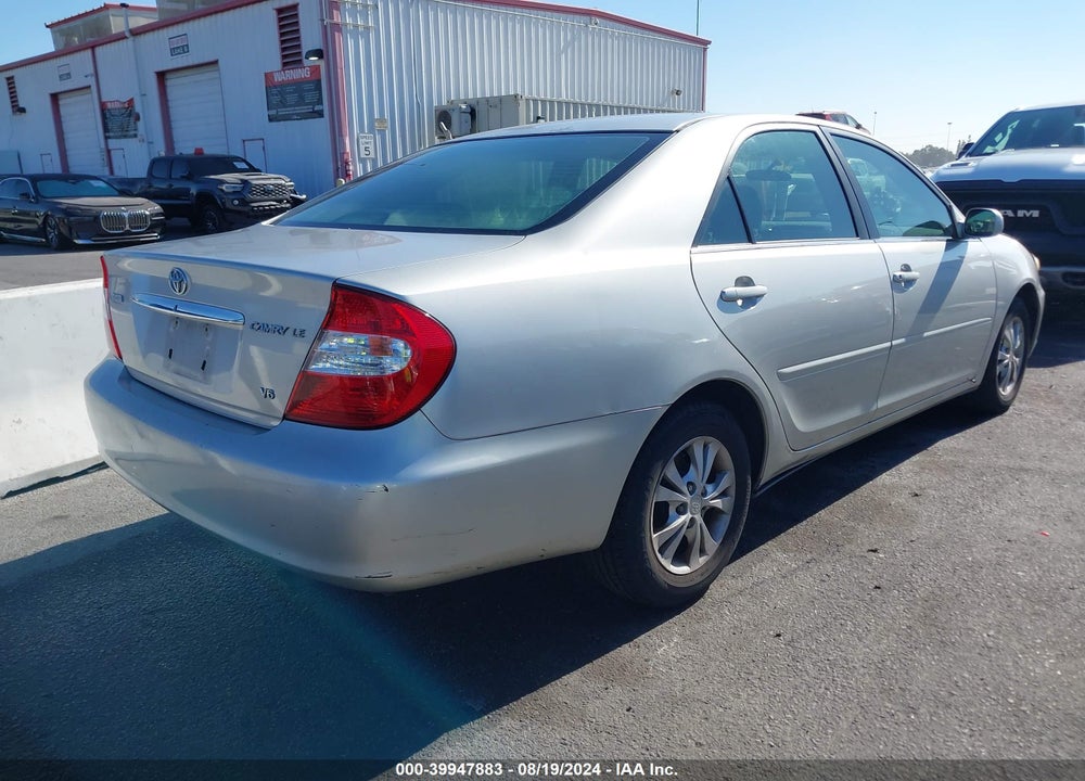 2004 TOYOTA CAMRY LE V6 VIN: 4T1BF32K04U571456